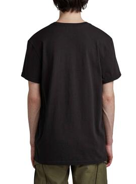 Camiseta G Star Retro Shadow para Hombre Negra