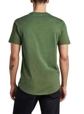 Camiseta G Star Raw Compact para Hombre Verde