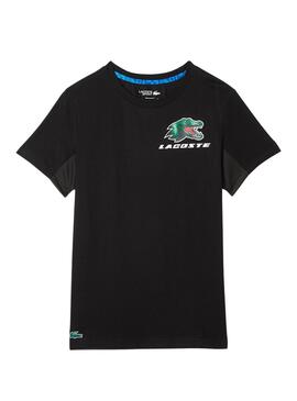 Camiseta Lacoste Holiday Negro para Hombre