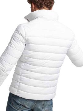 Chaqueta Superdry Code Acolchada Hombre Blanca