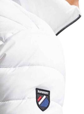 Chaqueta Superdry Code Acolchada Hombre Blanca