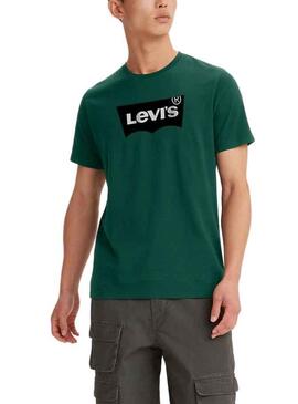 Camiseta Levis Graphic para Hombre Verde