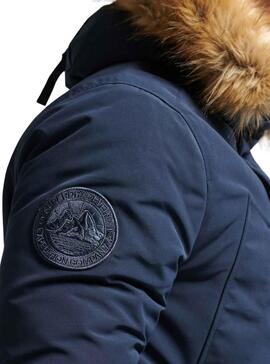 Chaqueta Superdry Everest para Hombre Marina