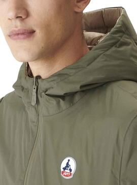 Chaqueta Jott Bergen Reversible para Hombre Verde