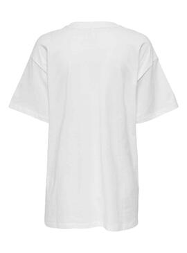 Camiseta Only Josie Darling para Mujer Blanca