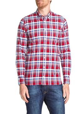 Camisa Tommy Hilfiger Authentic Rojo Hombre