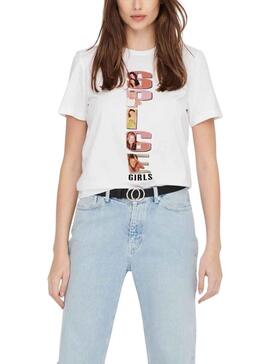 Camiseta Only Spice Girls para Mujer Blanca