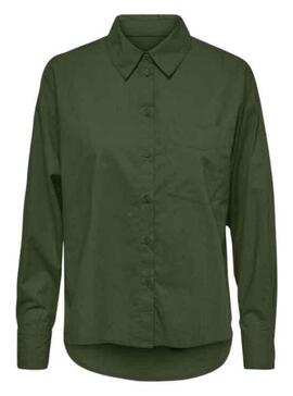 Camisa Only Loose para Mujer Verde