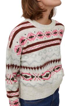 Jersey Vila Vicilia Jacquard para Mujer Multicolor