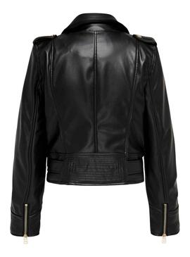 Chaquera Only Ea Faux Biker para Mujer Negra