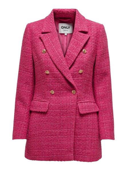  HRSTUYL Blazer casual de negocios para mujer, blazer de tweed  para mujer, blazer de novio, blazer nude, blazer blanco para mujer, Rosado  : Ropa, Zapatos y Joyería