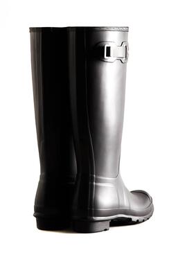 Bota Hunter Original Tall Negro Para Mujer