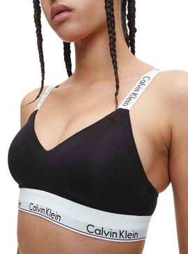 Sujetador Calvin Klein Light Lined Mujer Negra