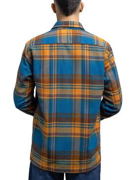 Sobrecamisa Klout Highland Cuadros Hombre Azul