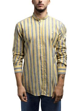 Camisa Klout Alborada Rayas para Hombre Amarilla