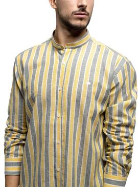Camisa Klout Alborada Rayas para Hombre Amarilla
