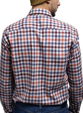 Camisa Klout Vichy Duo Cuadros para Hombre Roja