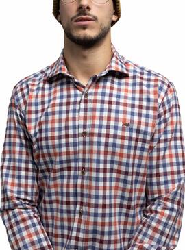 Camisa Klout Vichy Duo Cuadros para Hombre Roja