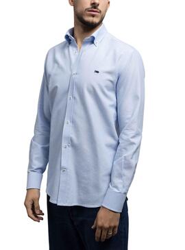 Camisa Klout Oxford Celeste para Hombre