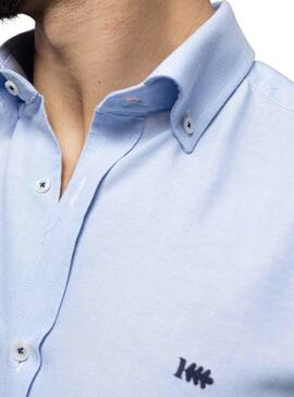 Camisa Klout Oxford Celeste para Hombre