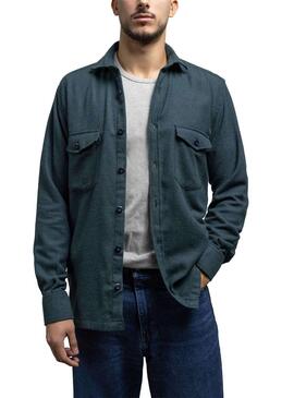 Sobrecamisa Klout Chenilla para Hombre Azul