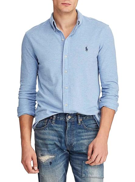camisa pique hombre