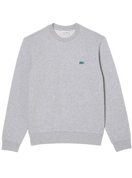 Sudadera Lacoste Basic para Hombre Gris