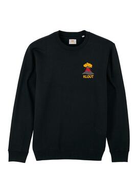 Sudadera Klout Volcano Negro para Hombre y Mujer