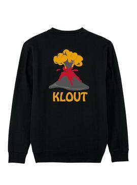 Sudadera Klout Volcano Negro para Hombre y Mujer