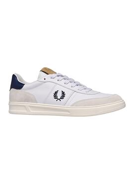 Zapatillas Fred Perry Contraste para Hombre Blanca