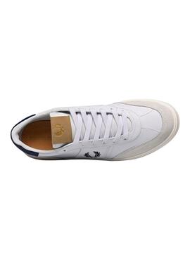 Zapatillas Fred Perry Contraste para Hombre Blanca