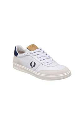 Zapatillas Fred Perry Contraste para Hombre Blanca