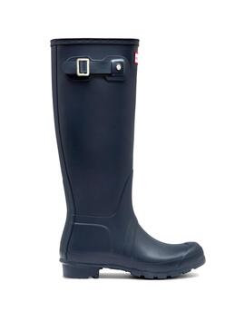 Botas Hunter Original Tall Azul Para Mujer