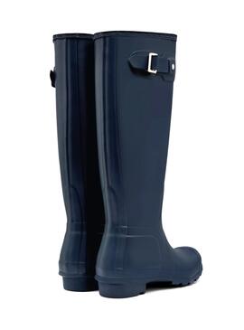 Botas Hunter Original Tall Azul Para Mujer