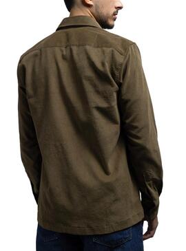 Sobrecamisa Klout Corduroy Verde para Hombre