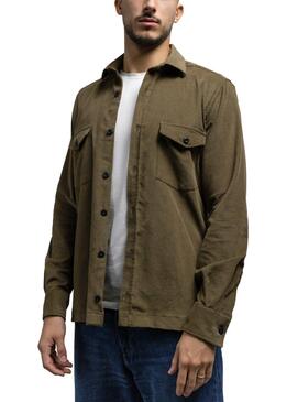 Sobrecamisa Klout Corduroy Verde para Hombre