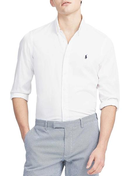 Polo Lauren Blanco Hombre