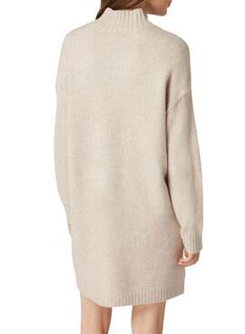 Vestido Only Mica Espiga para Mujer Beige