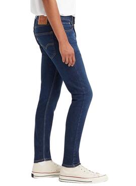 Pantalón Vaquero Levis Skinny Taper Azul Hombre