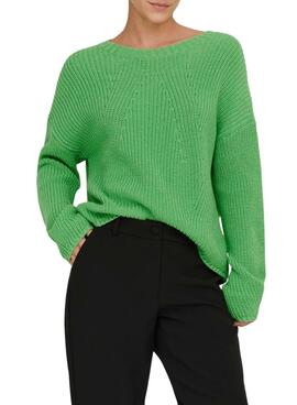 Jersey Only Bella Life Relaxed para Mujer Verde