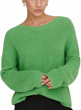 Jersey Only Bella Life Relaxed para Mujer Verde