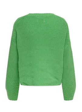 Jersey Only Bella Life Relaxed para Mujer Verde