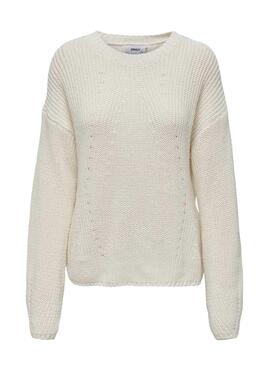Jersey Only Bella Life Relaxed para Mujer Beige