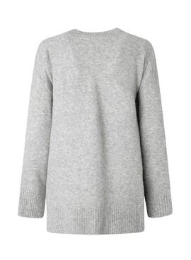 Chaqueta Pepe Jeans Pico Brenda Para Mujer Gris