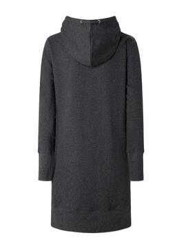 Vestido Pepe Jeans Gisela Sudadera Gris Mujer