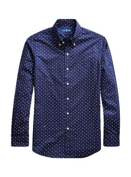 Camisa Polo Ralph Lauren Anclas Azul Hombre