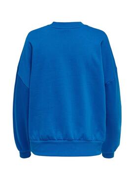 Sudadera Only Gisa Relax para Mujer Azul