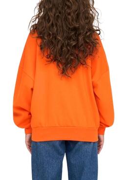 Sudadera Only Gisa Relax para Mujer Naranja