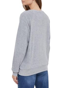 Sudadera Pepe Jeans Ruby Gris Para Mujer