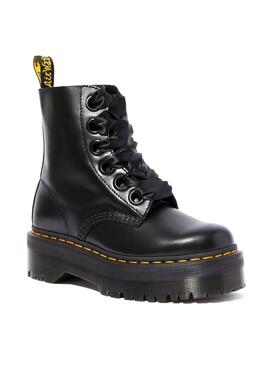 Botas Dr Martens Molly Plataforma Negro Para Mujer